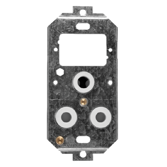 Crabtree Classic Single STD 164-1 Unswitched Socket on Yoke