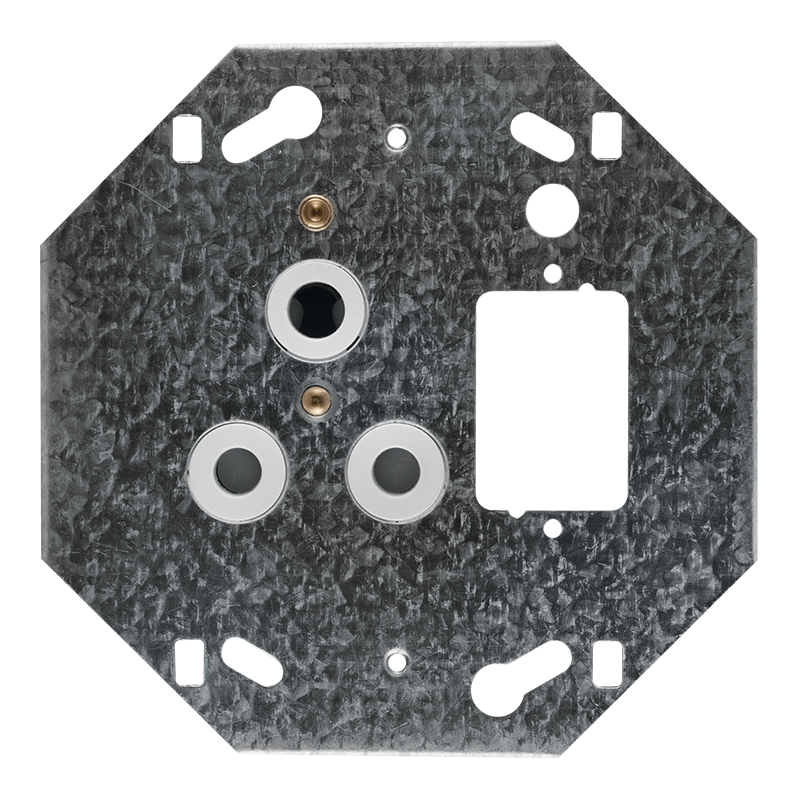 Crabtree Classic Single STD Unswitched 164-1 Socket on 4x4 (100x100mm)