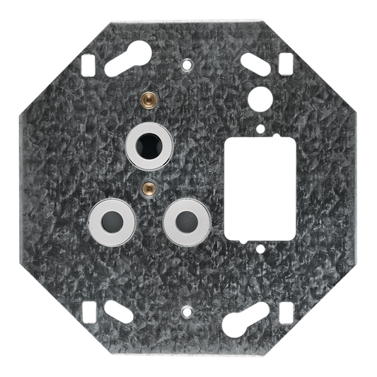 Crabtree Classic Single STD Unswitched 164-1 Socket on 4x4 (100x100mm)
