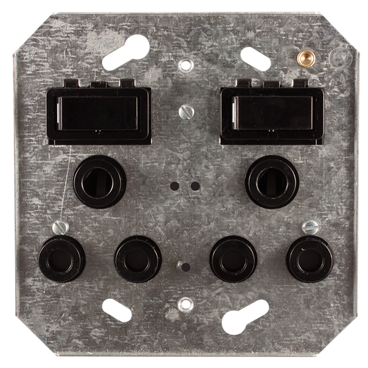 Crabtree Classic Double Monoblock Switched Dedicated Socket 164-4