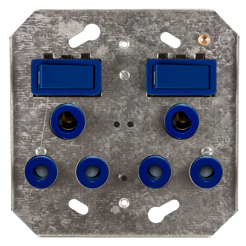 Crabtree Classic Double Monoblock 164-4 Switched Dedicated Socket