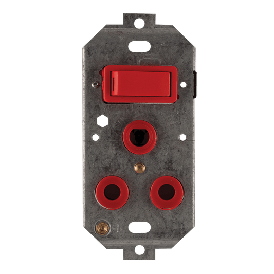 Crabtree Classic Single STD Switched 164-1 Socket on 2×4 Yoke