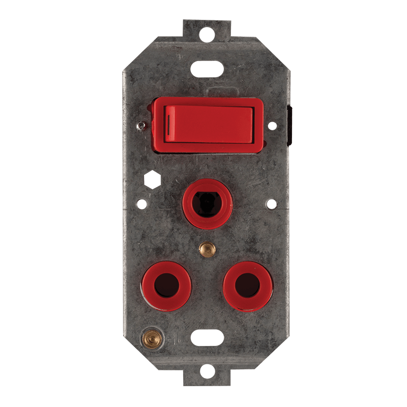 Crabtree Classic Single STD Switched 164-1 Socket on 2x4 Plate