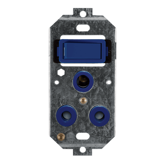 Crabtree Classic Single STD 164-1 Switched Socket on 2×4 Yoke