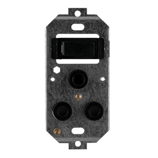 Crabtree Classic Single STD Switched Socket on 2×4 Yoke