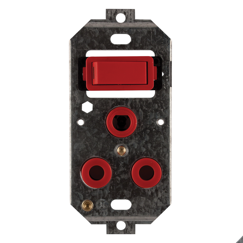 Crabtree Classic Single Dedicated Switched 164-4 Socket on 2×4 Yoke