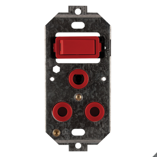 Crabtree Classic Single Dedicated Switched 164-4 Socket on 2×4 Yoke