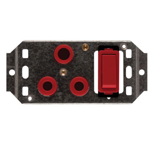Crabtree Classic Single Switched 164-1 Socket on 4×2 Yoke