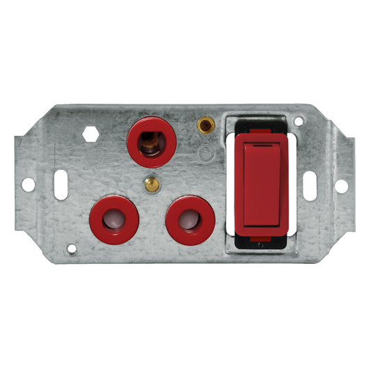 Crabtree Classic Single Dedicated 164-4 Switched Socket on Yoke (Cabstrut)