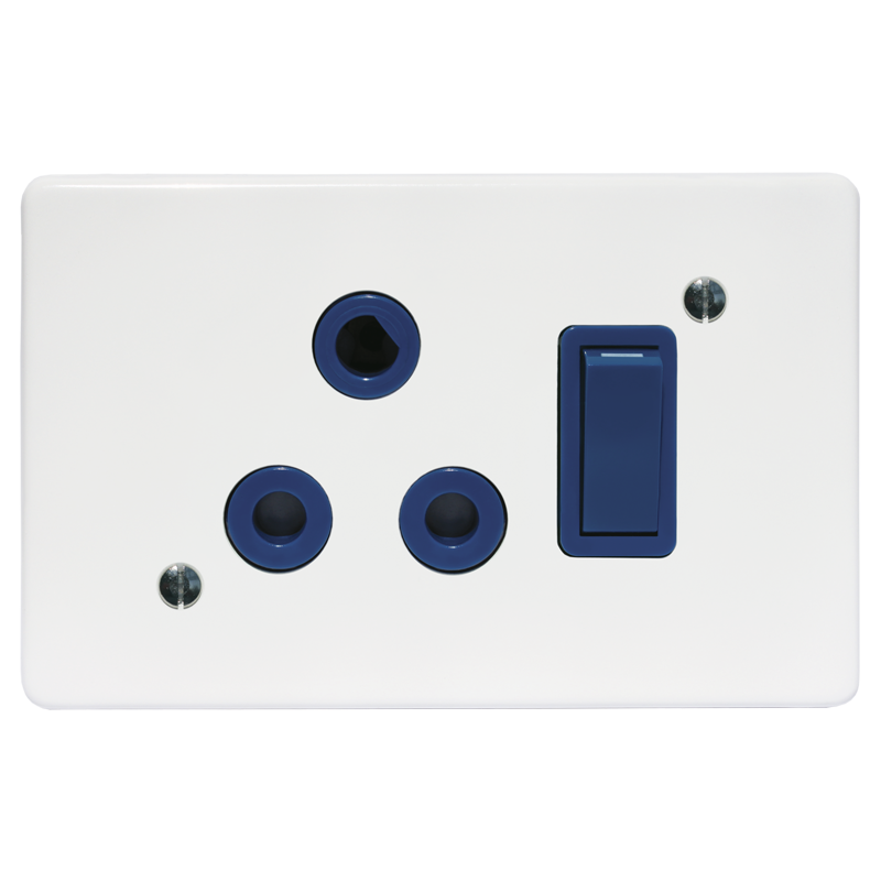 Crabtree Classic Single Dedicated Switched Socket 164-4 on 4×2 Yoke