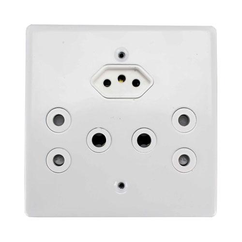 Crabtree Classic Cyclops Combo Socket 16A with Coverplate