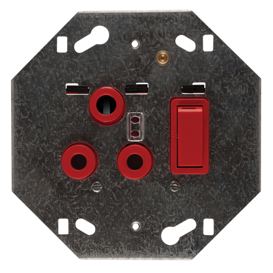 Crabtree Classic STD 164-1 Switched Socket on 4x4, 100x100mm