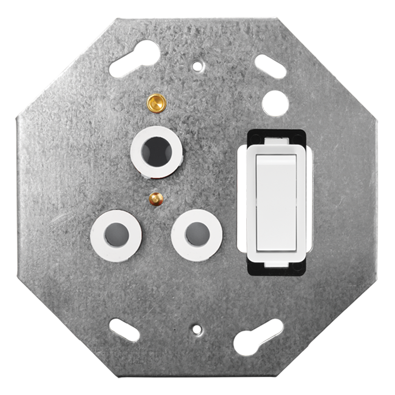 Crabtree Classic Single Switched STD Socket 164-1 on 4×4 Yoke