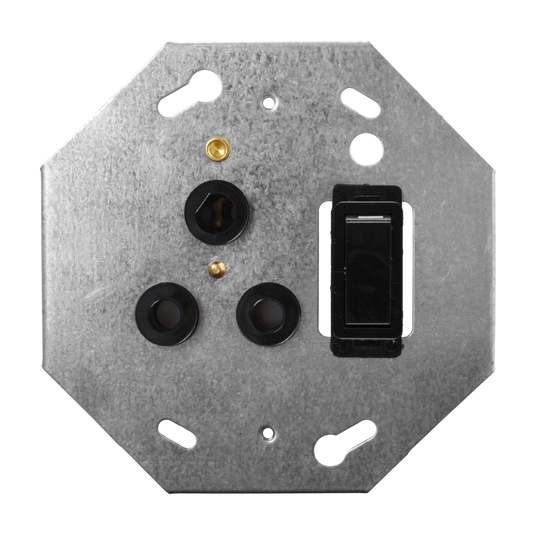 Crabtree Classic Single Dedicated Switched Socket 164-4 on 4×4 Yoke