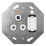 Crabtree Classic Single Switched STD Socket 164-1 on 4x4 Yoke