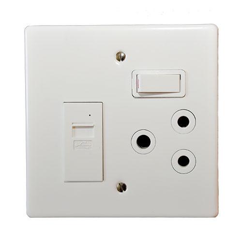 Crabtree Classic Usb Combo Socket