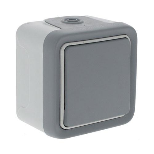 Legrand Plexo 1 Lever Surface Mounted Switch - Grey