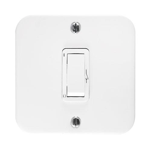 Crabtree Classic Industrial 1 Lever Double Pole Switch - 75x75 Surface Box