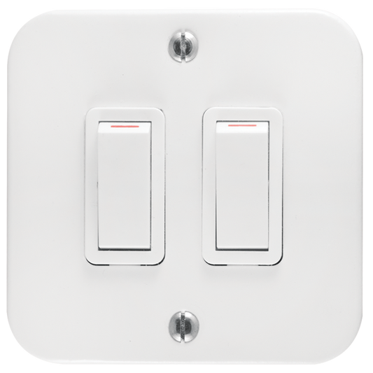 Classic 2 Lever 2 Way Industrial Switch on Surface Box