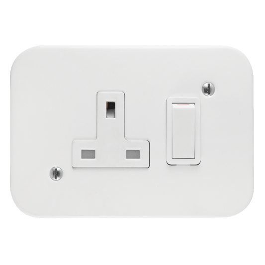 Crabtree Classic Industrial Single BS (13A) Switched Socket