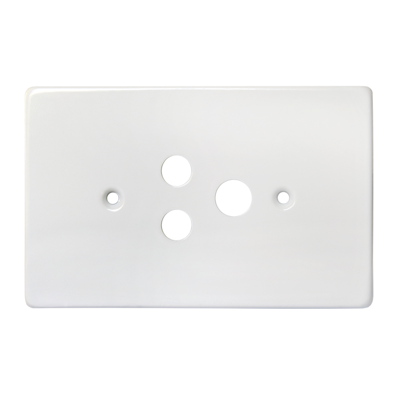 Crabtree Classic Single 164-3 Socket (6A) Unswitched Steel Coverplate