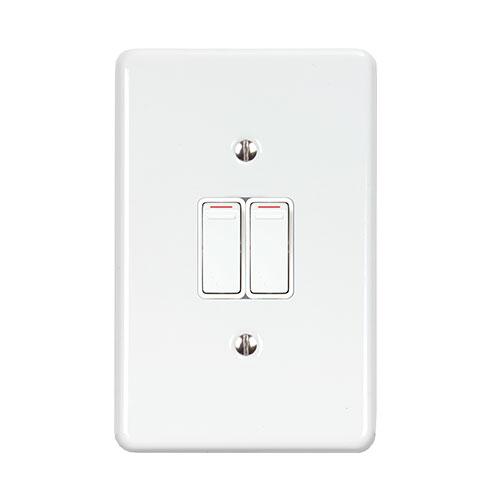 Lesco Steel 2 Lever 2X2 Way Switch