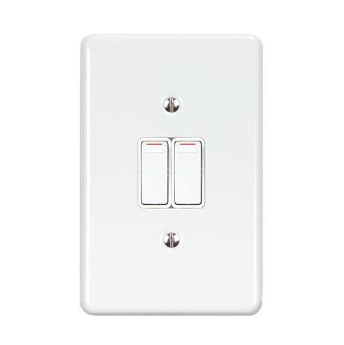 Lesco Steel 2 Lever 2X1 Way Switch