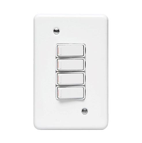 Lesco Steel 4 Lever 4X1 Way Switch