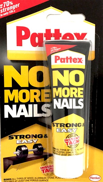 Adhesive No More Nails Pattex M/Purp Adh Tube 50Gr
