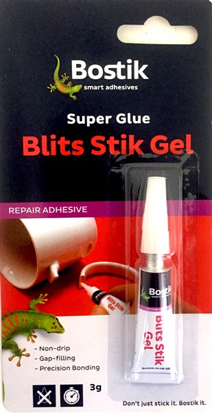 Adhesive Supergel Bostik 3Gr Blits Stick