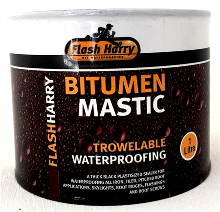 Sealer Mastic Bitumen Flash Harry 1Ltr