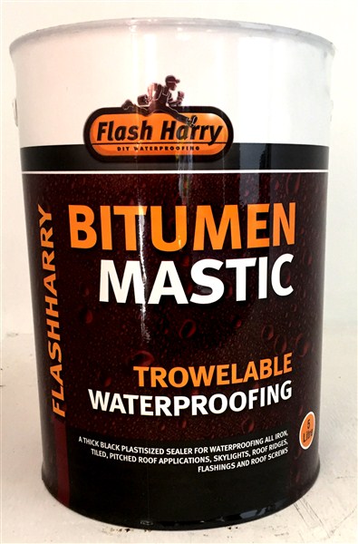 Sealer Mastic Bitumen Flash Harry 5Ltr