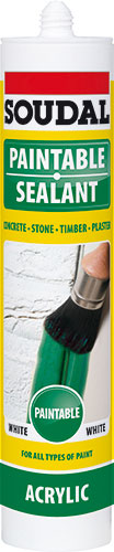 Sealant Acrylic Paint900Le Soudal White 270Ml