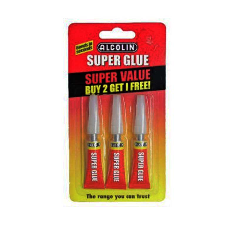 Adhesive Superglue Alcolin 3X3Gr Value Pack