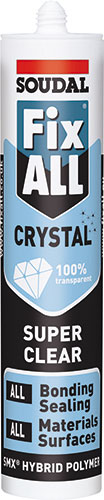 Sealant Fix All Crystal Soudal 290Ml Cart