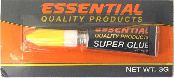 Adhesive Superglue Card Of 12 X 3Gr Glue Devil