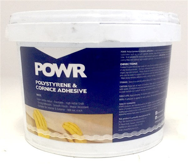 Adhesive Polystyrene Bucket 1Kg Powr