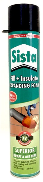 Filler Polyurethane Foam Sista 750Ml