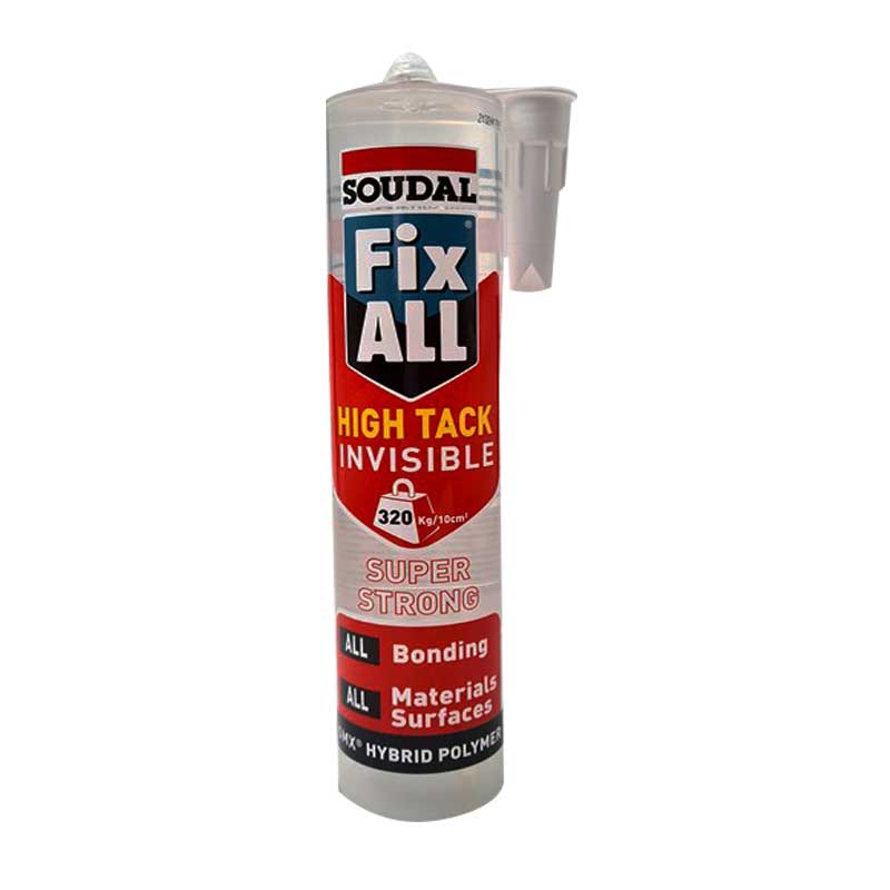 Adhesive Fix All High Tack Invisible 290Ml Soudal