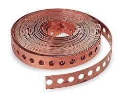 10m Copper Earthing Strapping - 0.5mm x 12mm