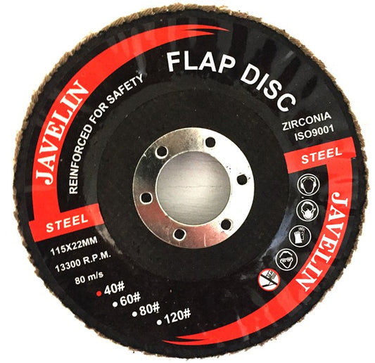 Abrasive Flap Disc Industrial 115Mmx 40# Jav-Fdz