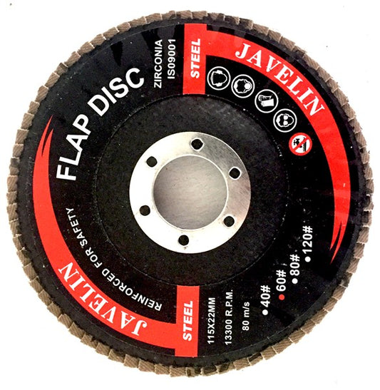 Abrasive Flap Disc Industrial 115Mmx 60# Jav-Fdz