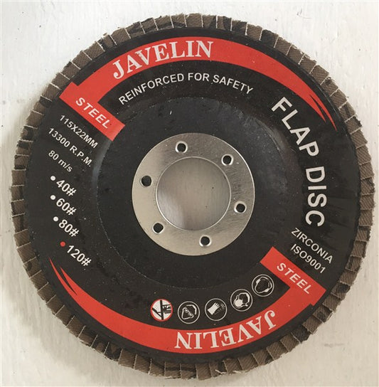 Abrasive Flap Disc Industrial 115Mmx120# Jav-Fdz