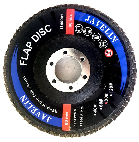 Abrasive Flap Disc Diy 115Mmx 80# Jav-Fdb