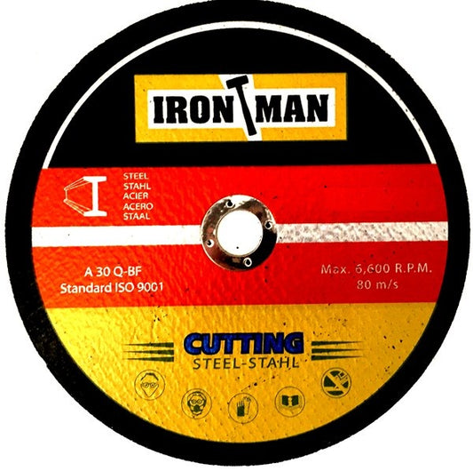 Abrasive Disc Cutting Steel 115X3.0X22.2 Ironman