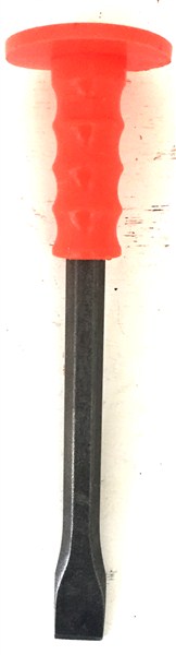 Chisel Cold C/W Plastic Grip Flat 300X25Mm Bdt045