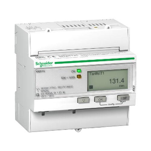 Schneider Electric Acti 9 Iem3115 Rail Mount Energy Meter 63A Mid Multi-Tarif