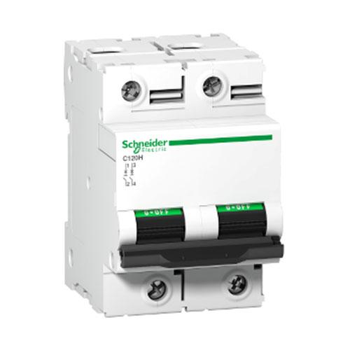 Schneider Electric Acti 9 C120H Din Mini Circuit Breaker C-Curve 2P