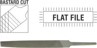 File Afile Flat 2Nd Cut 300Mm Sleeve