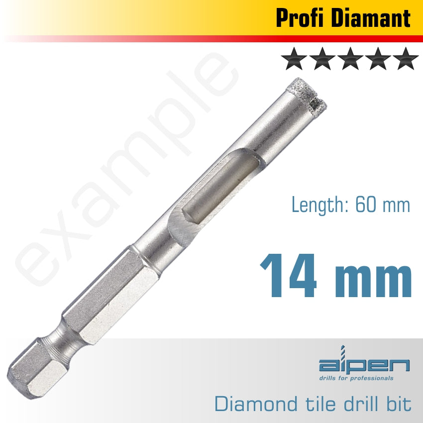 Alpen Diamond Drill Bit 14Mm